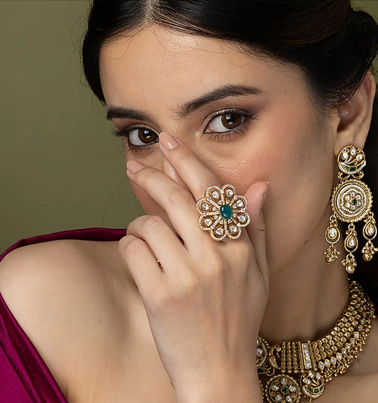 Fancy Diamond Finger Ring